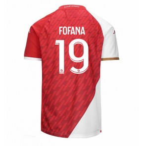 AS Monaco Youssouf Fofana #19 Hemmatröja 2023-24 Kortärmad